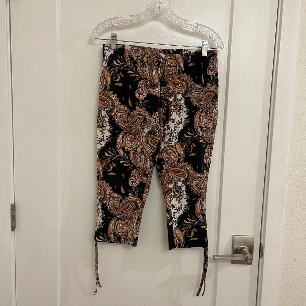 Lascana Euro German Capri Pants Mobwife Loungewear Boho Indie Y2K Style